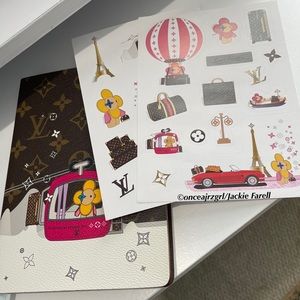 LE Louis Vuitton Christmas Animation Clemence Notebook